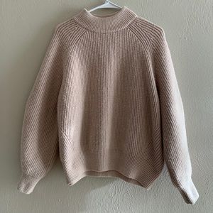 H&M blush knit sweater